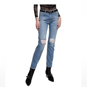 Pinko Girlfriend jeans, size 27, classic blue, brand new